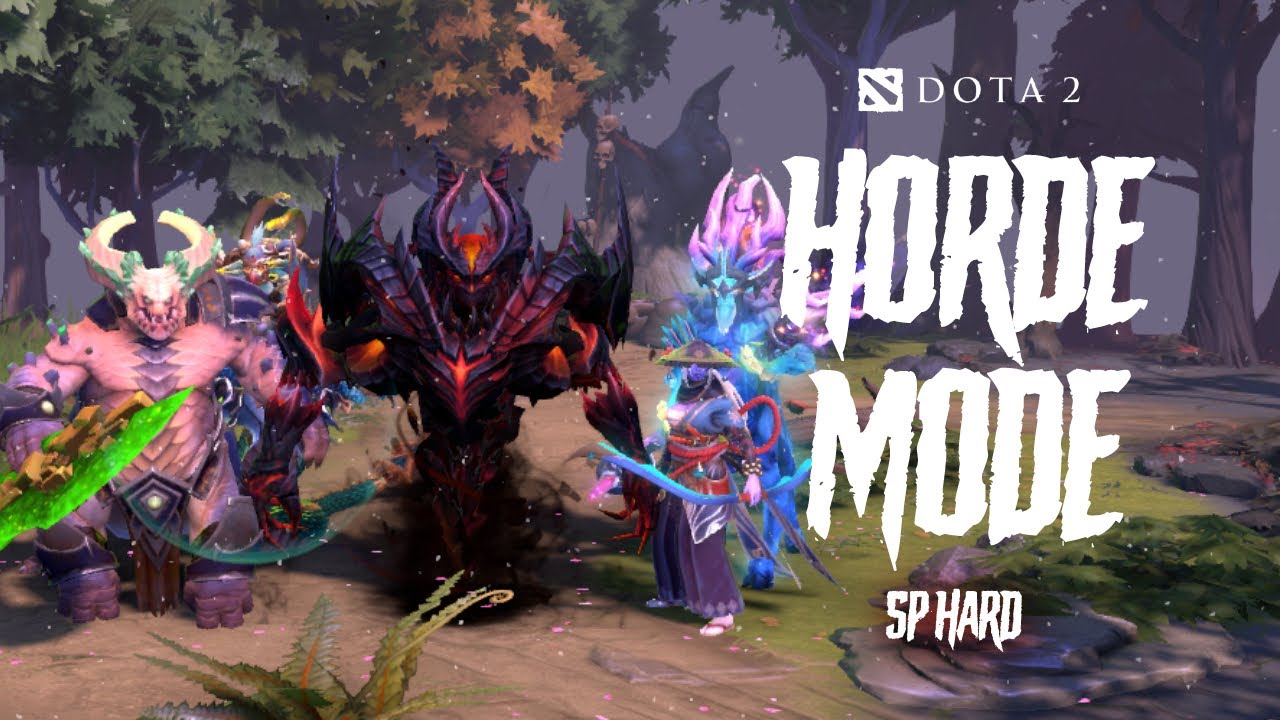 Dota 2 Horde Mode | 5p Hard | Shadow Fiend