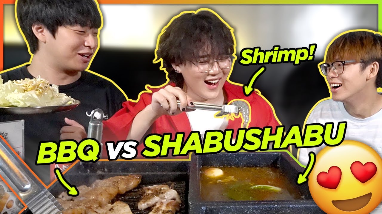 Korean Grill & ShabuShabu at the same time...? Unli shrimp too 😱 (With Jerry Kim)