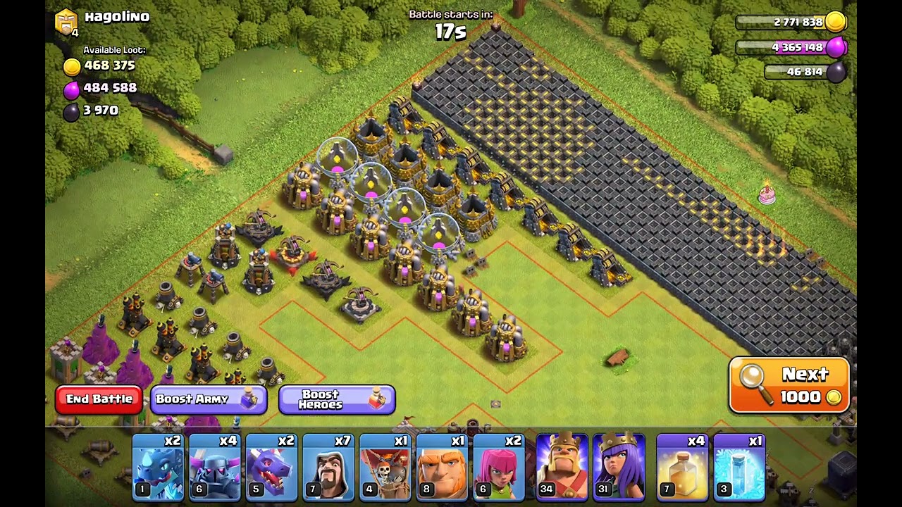 Playing clash of clans #coc