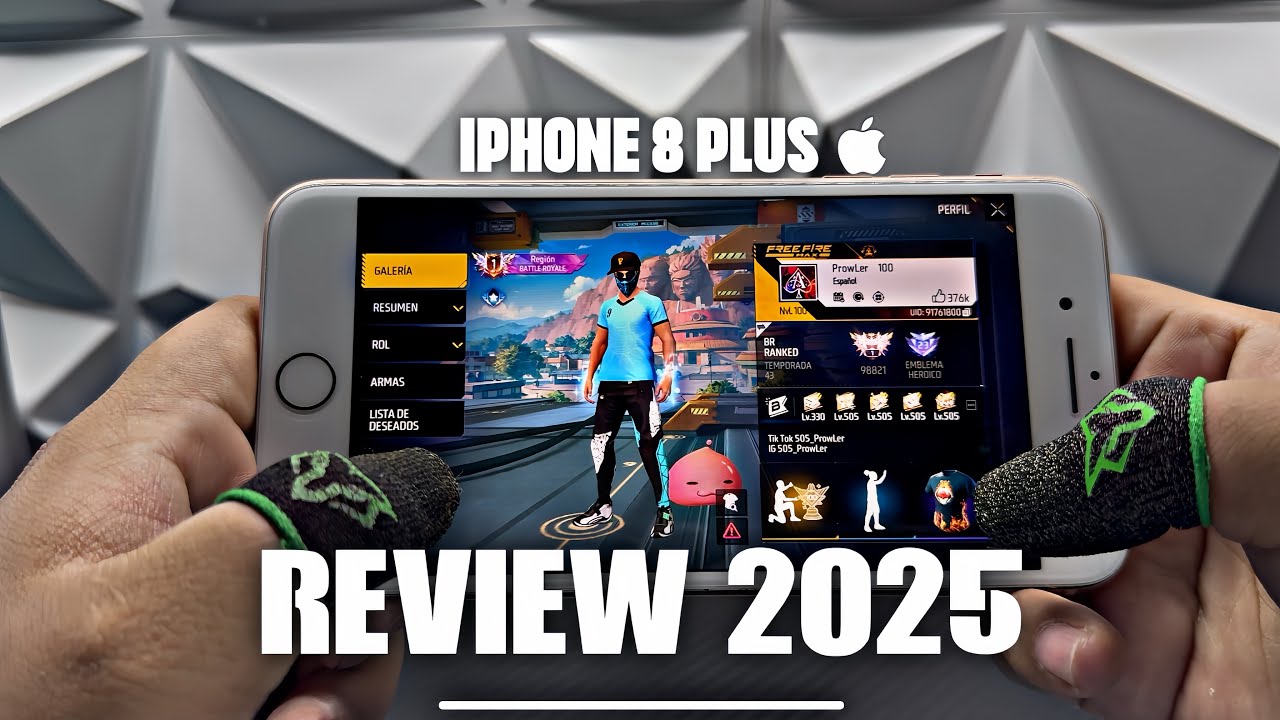 IPHONE 8 PLUS 📲 ¿VALE LA PENA PARA FREE FIRE? EN 2025 ✅