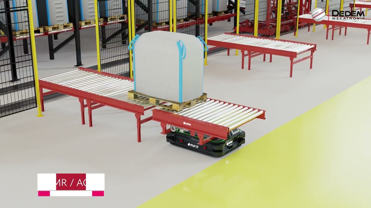 Smart Factory 3D Industrial Animation