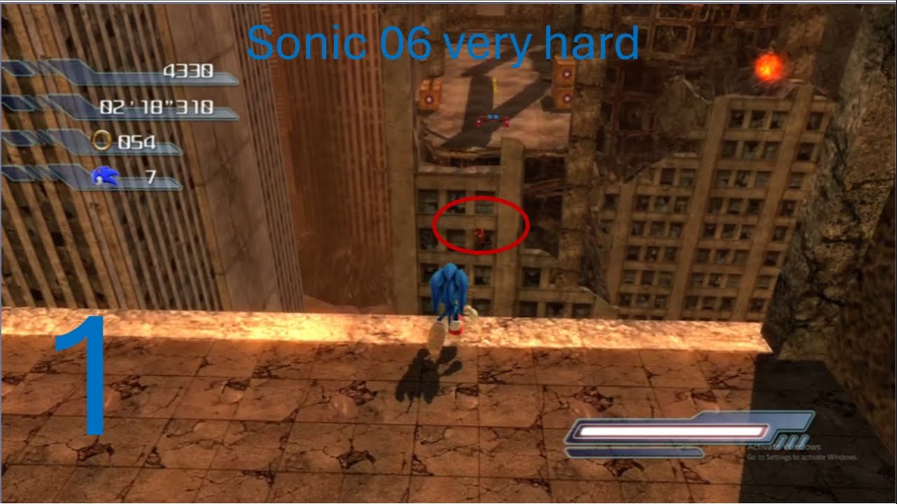 sonic06 very hard dlc gemless 1