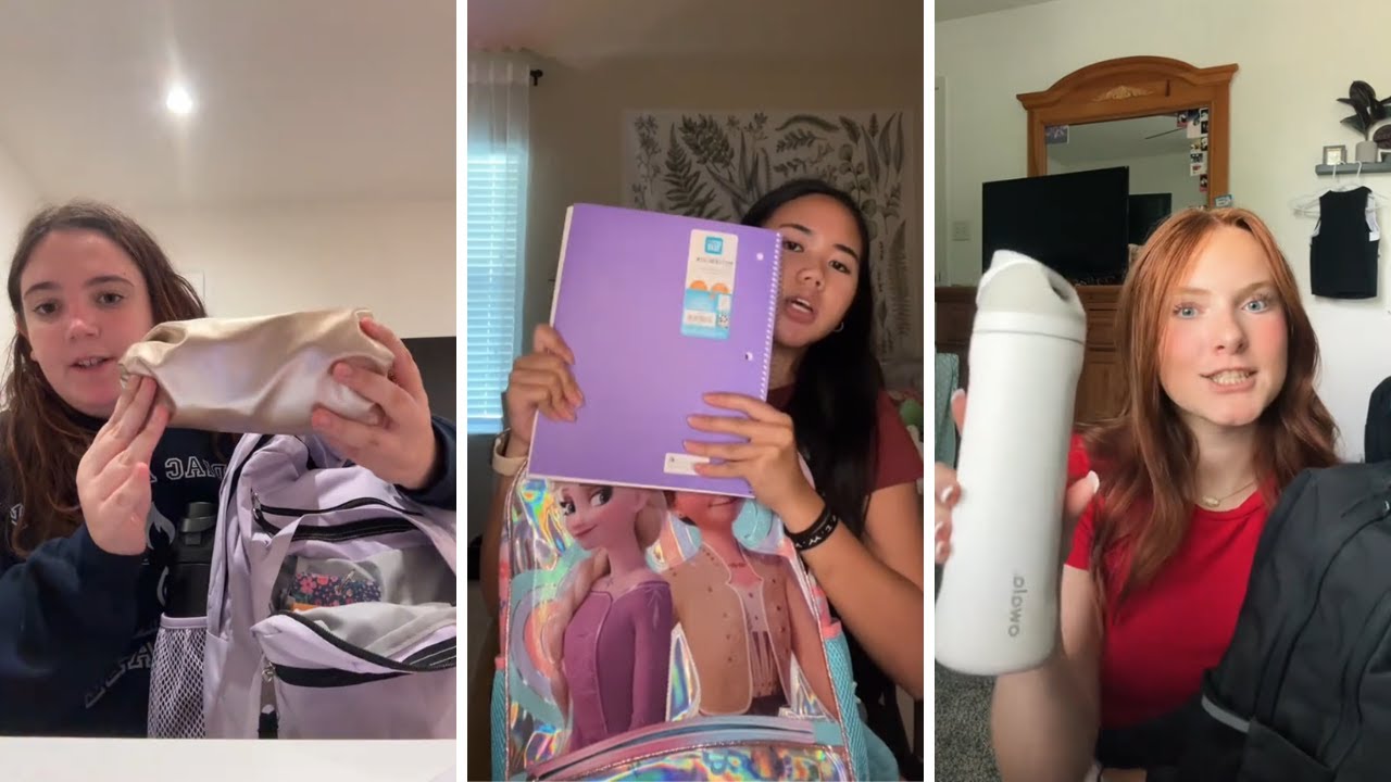 Whats in My Backpack ? | TikTok Compilation 7