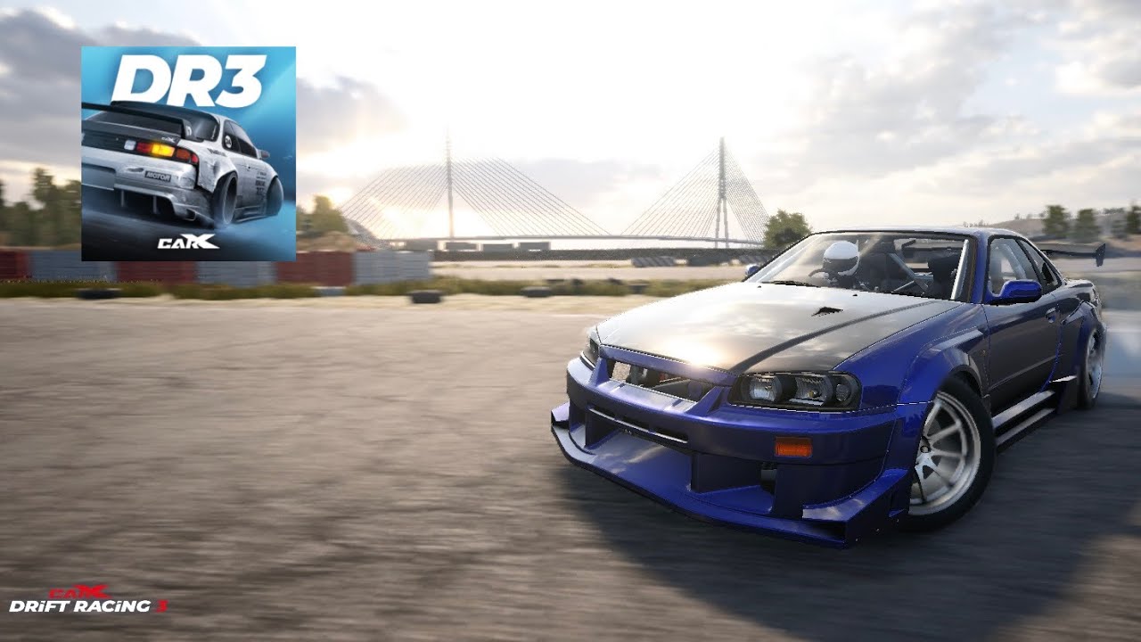 Buying New R34 and Play TOP-32 in New Map (South Port) - CarX Drift Racing 3