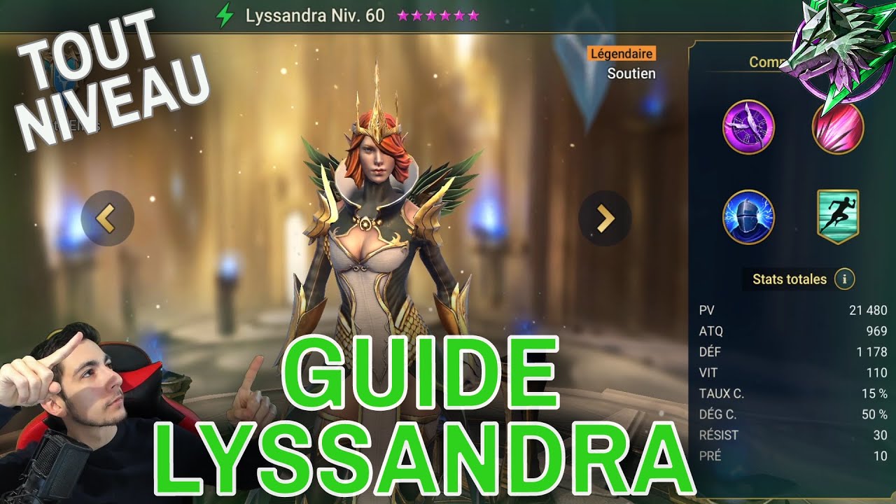 GUIDE LYSSANDRA [Raid Shadow Legends FR]