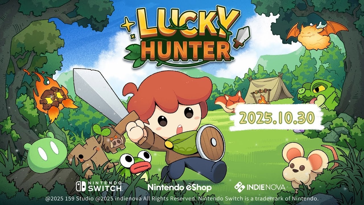 Lucky Hunter | Nintendo Switch Release Date Announcement Trailer
