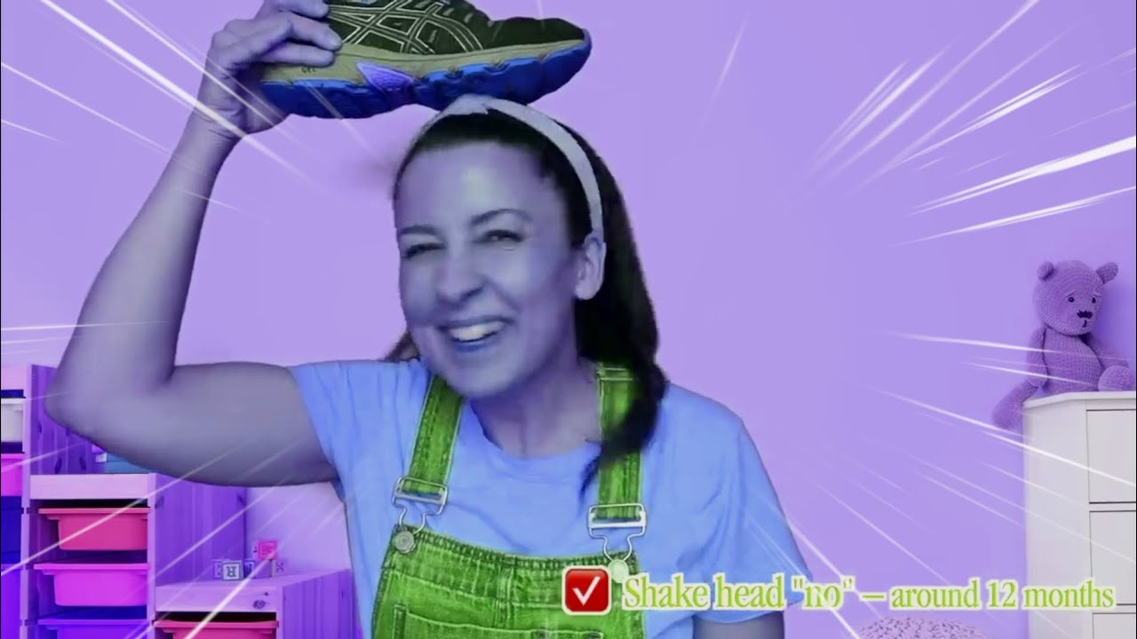 MS RACHEL Learned Babies To Shake Head And Say 