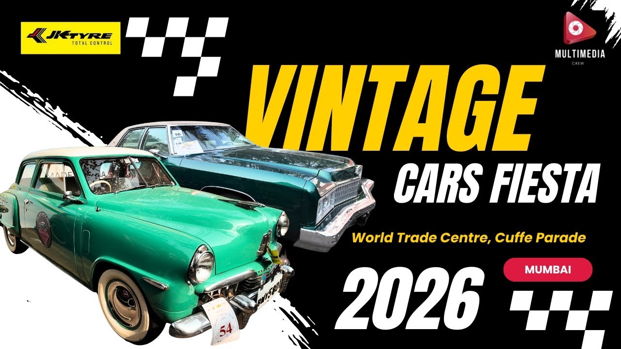 Vintage Car Fiesta 2026 | Word Trade Centre | Cuffe Parade #mumbai #vintage #vintagecars #vlog