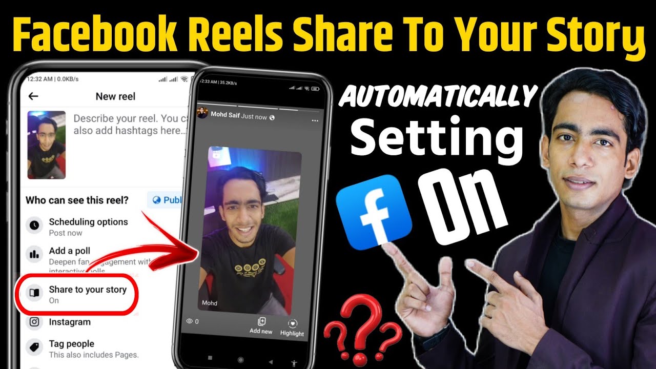 How To Share Your Reels On Facebook Story Automatically | Facebook Reels Share To Your Story Kya Hai