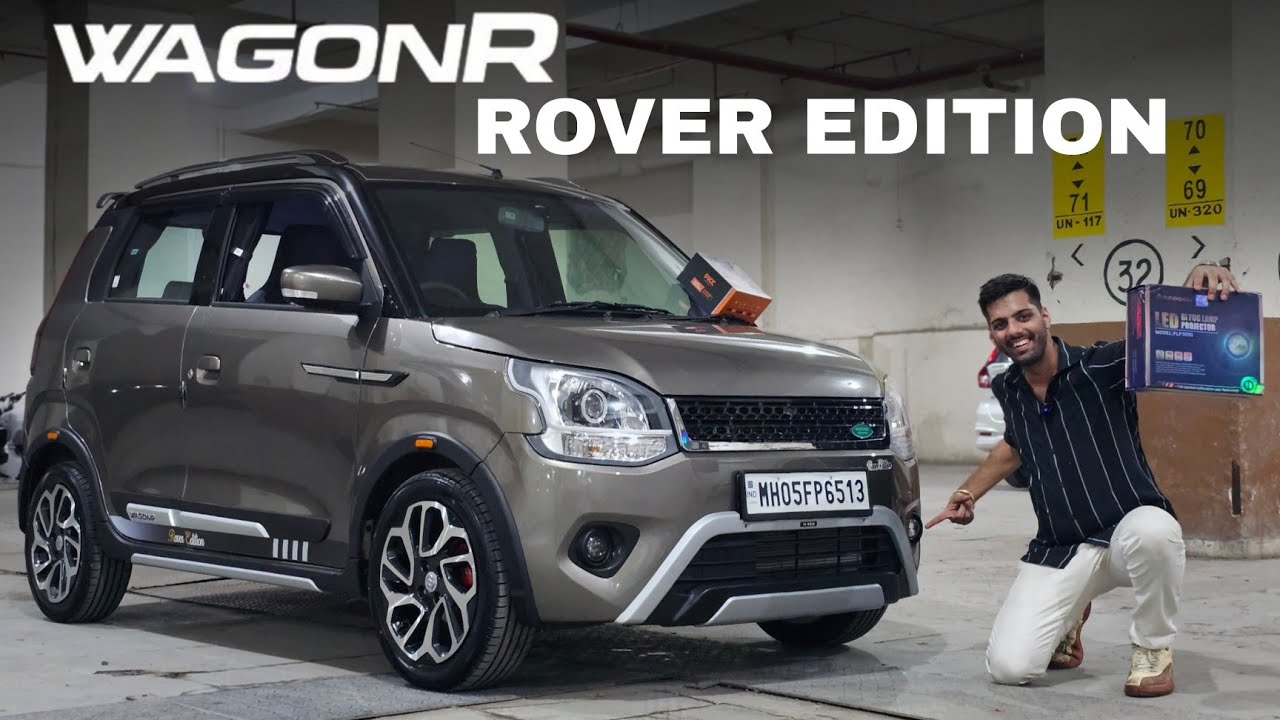 INDIA'S FIRST WAGONR MAGMA GREY ROVER EDITION WITH 16