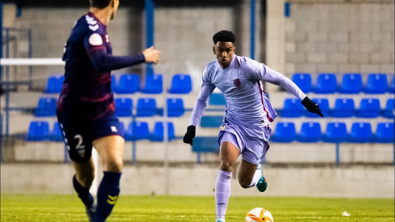 Alejandro Balde vs UE Costa Brava - Barcelona B (1/25/22)