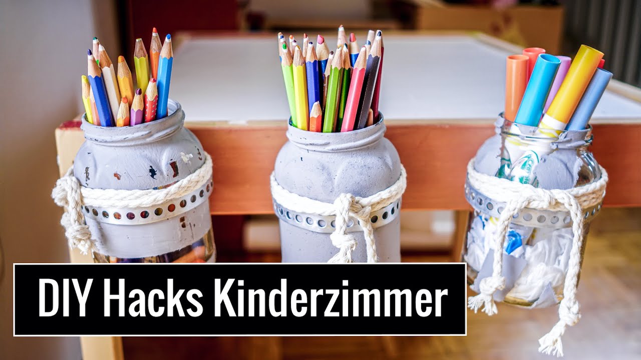 3 DIY Upcycling Ideen f&uuml;r Ordnung im Kinderzimmer - Ordnung schaffen im Kinderzimmer