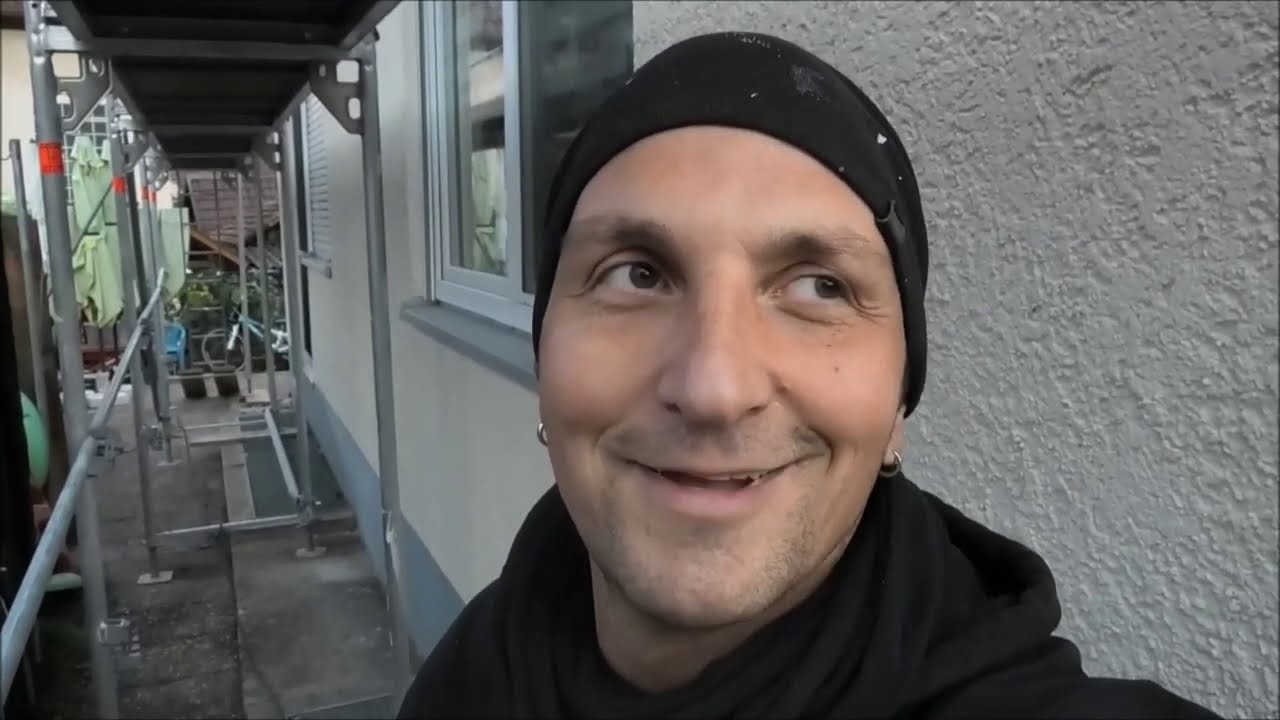 Fassadenanstrich mit Anleitung! ➡️ 🎬