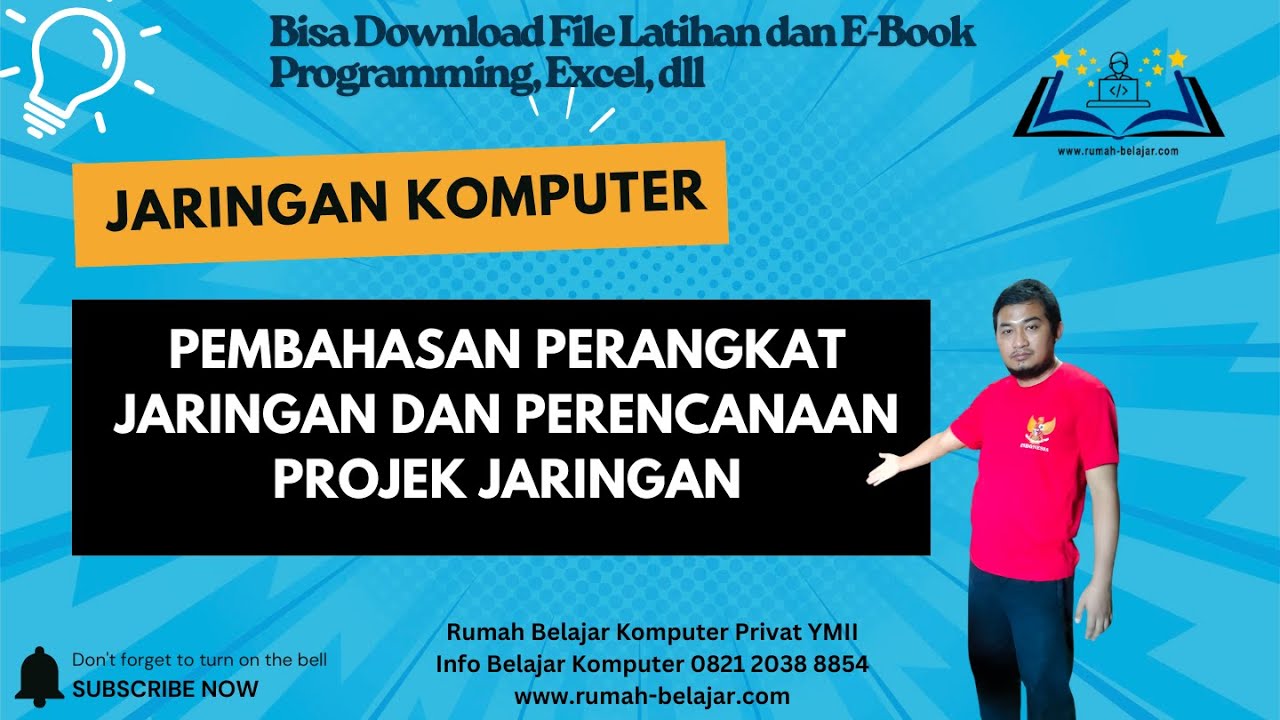 PEMBAHASAN PERANGKAT JARINGAN DAN PERENCANAAN PROJEK JARINGAN - UNIVERSITAS SAFIN PATI