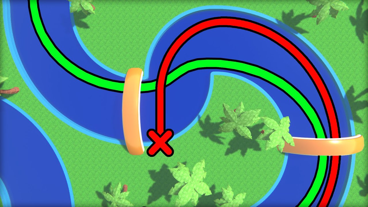 This Track Has a Fast Racing Line if you Have SKILLS!
