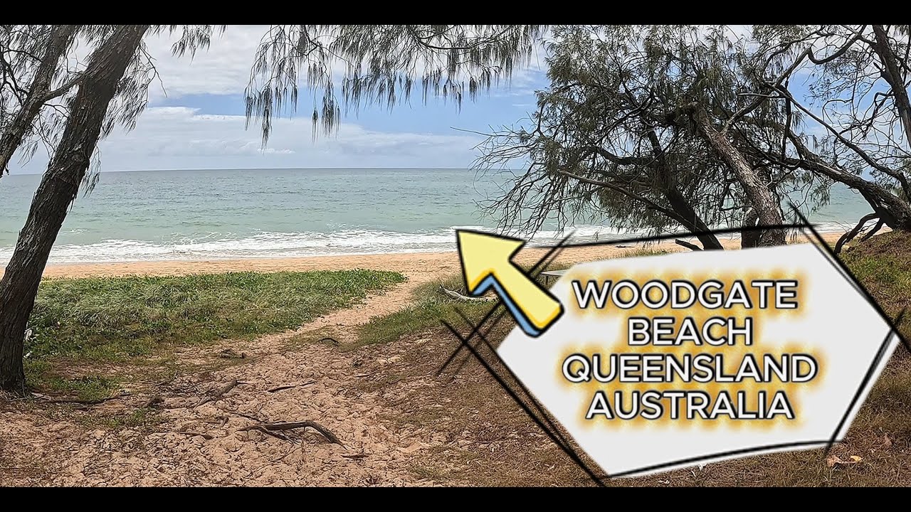 Woodgate Beach Waves Queensland Australia