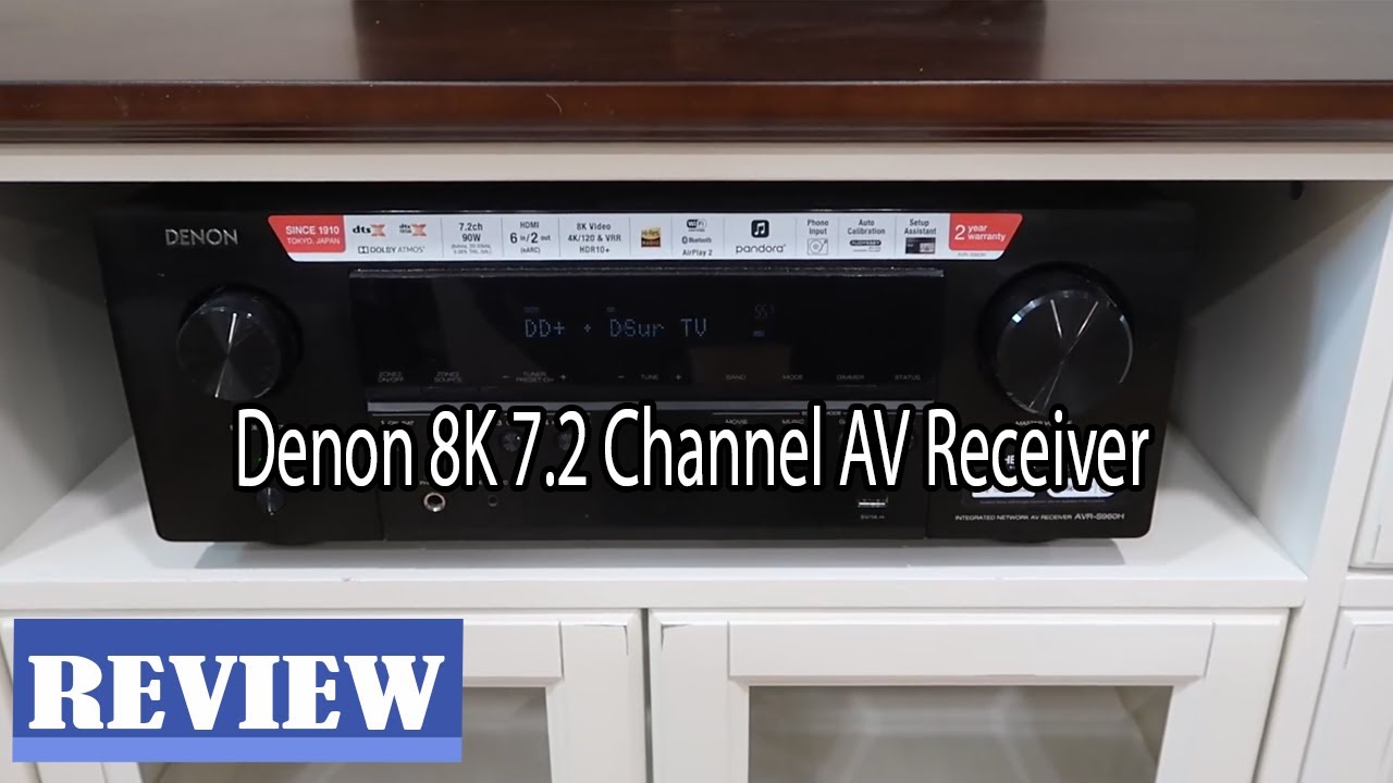Denon AVR-S960H 8K Ultra HD 7.2 Channel AV Receiver Review - Watch Before You Buy!