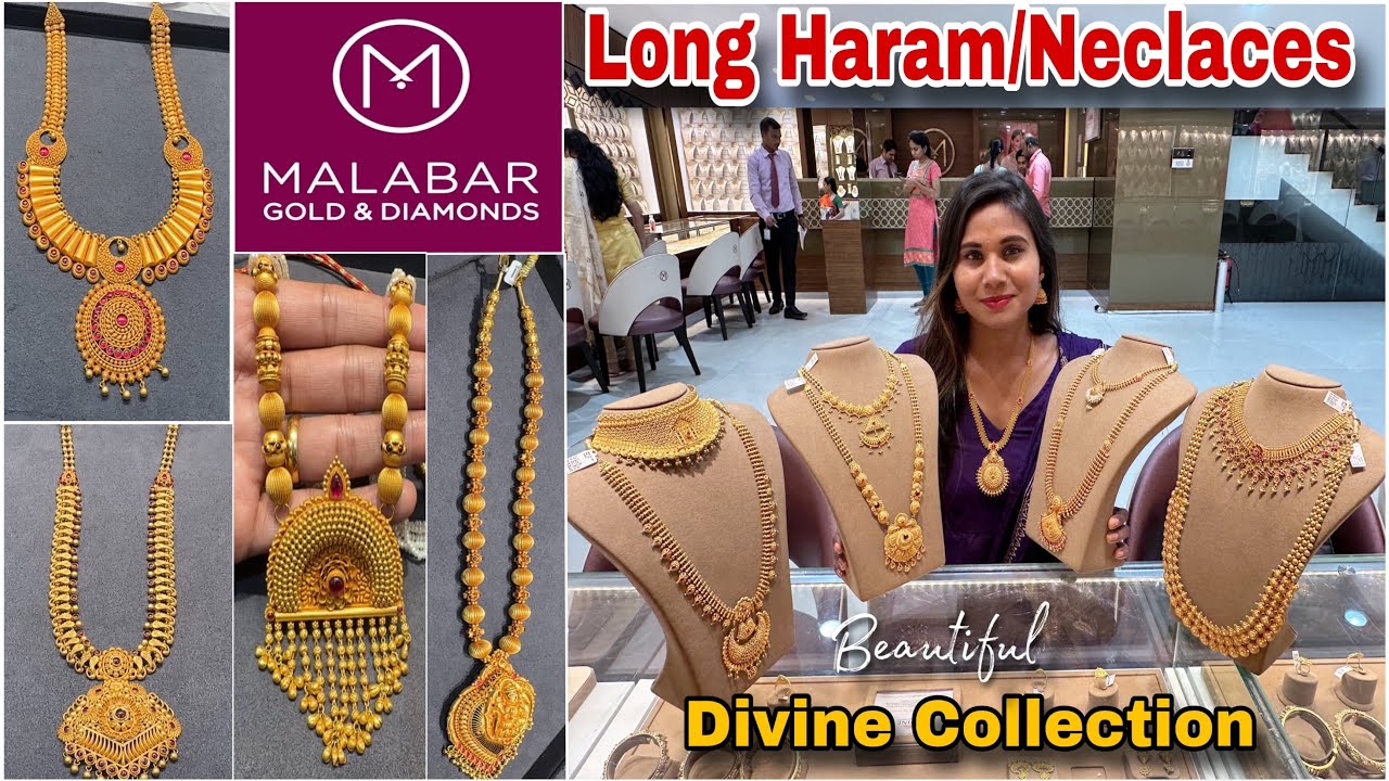 Malabar 22kt Gold Long Haram/Necklaces Designs & Price💕|Gold Long Haram Designs With Weight & Price