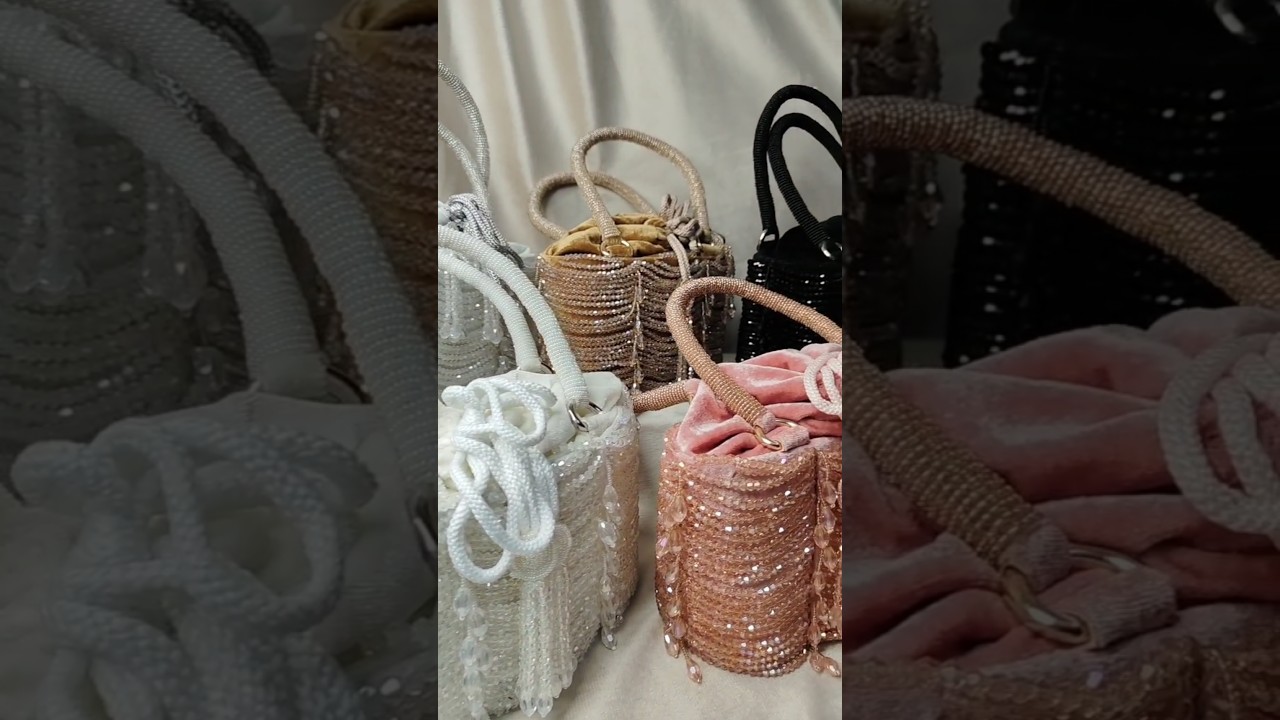Designer Crystal clutch bags by vrps handicrafts