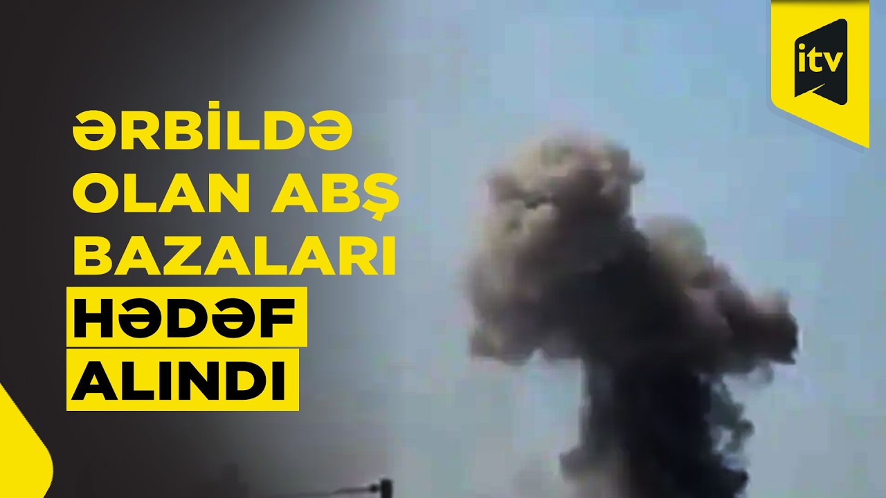 İranın ballistik raketi İraq hava məkanında: Ərbildə olan ABŞ bazaları hədəfdədir