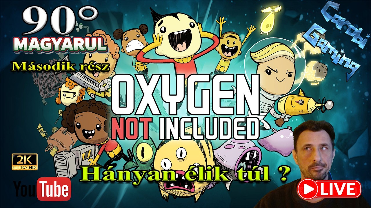 Oxygen Not Included 90 fok - Mennyi Duplikánst tudok életben tartani😱