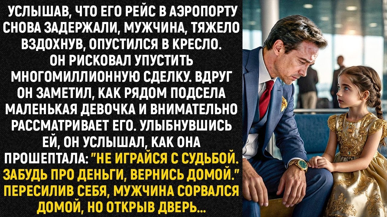 Услышав, что его рейс в аэропорту снова задержали, мужчина, тяжело вздохнув , опустился в кресло