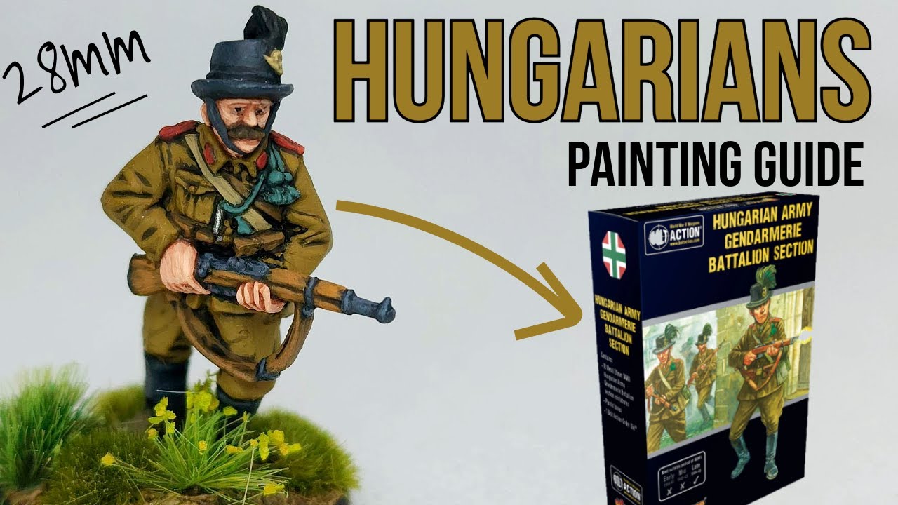 Bolt Action Hungarian Infantry Painting Tutorial | 28mm WW2 | Painting Guide