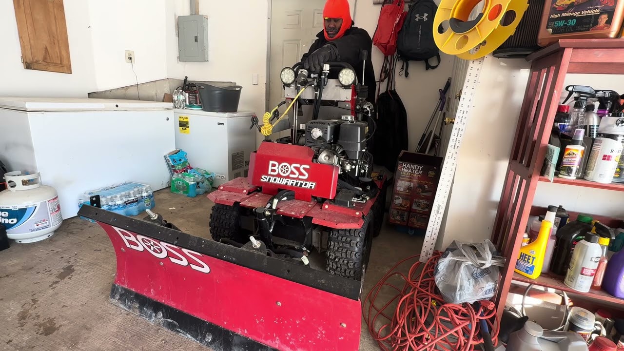 Let’s get this  Boss SNOWRATOR fired up