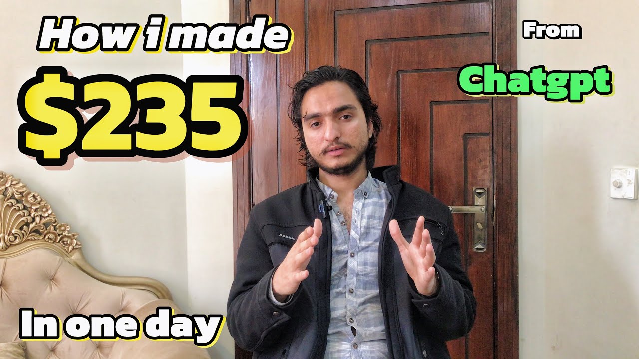 How I Made $235 In One Day | I made 235 Dollars From Chatgpt with proof