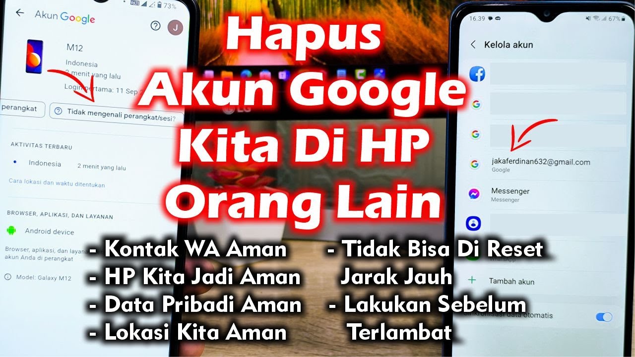 Cara Mengeluarkan Akun Google Kita Di HP Orang Lain
