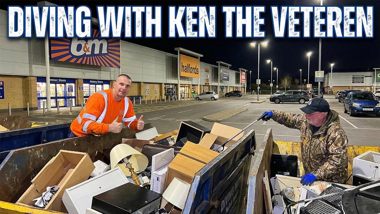 DUMPSTER DIVING UK RETAIL PARKS WITH KEN THE VETERAN