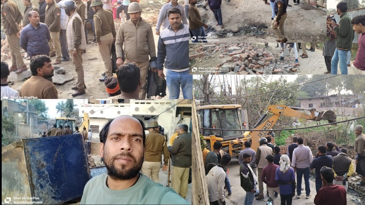 आबादी जमीन अवैद कब्जा , प्रसान ने पुरा दिवाल तुडवाकर  अपने कब्जे मे किया |  आबादी जमीन पर कब्जा |