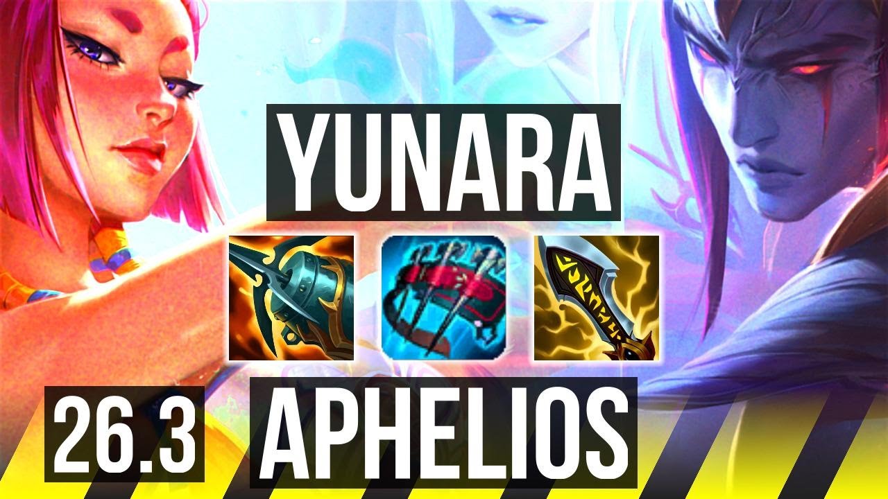 YUNARA & Blitzcrank vs APHELIOS & Nautilus (ADC) | 61K damage | KR Challenger | 26.3