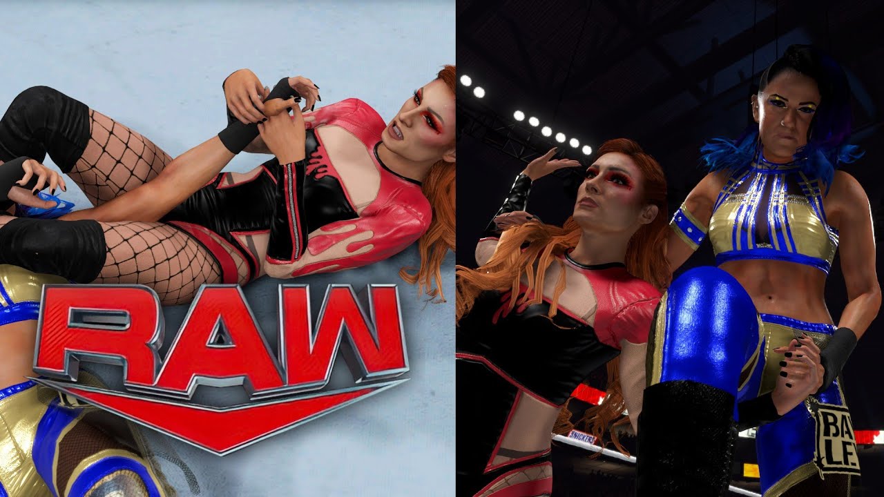 WWE 2K24 RAW - BAYLEY VS. BECKY LYNCH