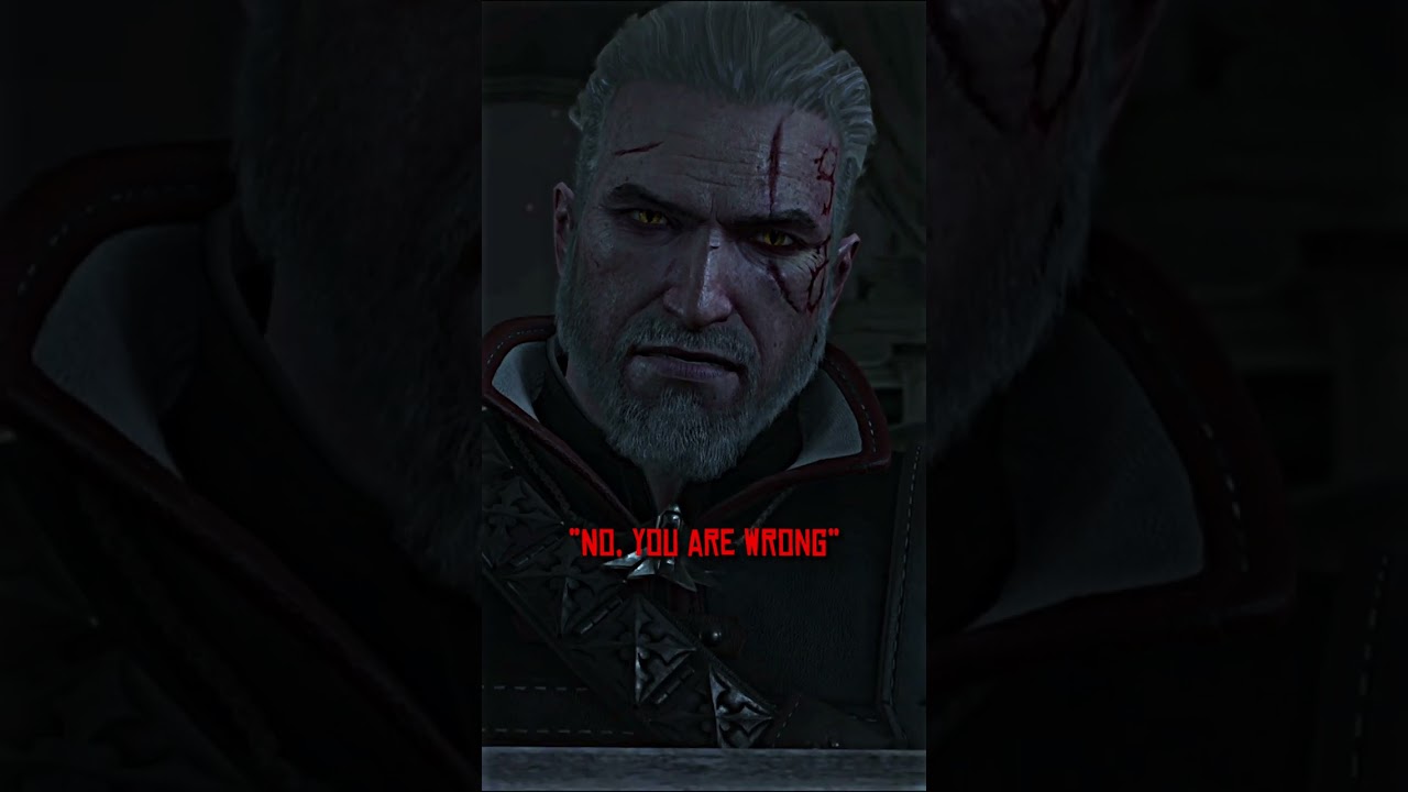 Geralt Sends Master Mirrors Back | The Witcher 3 #shorts
