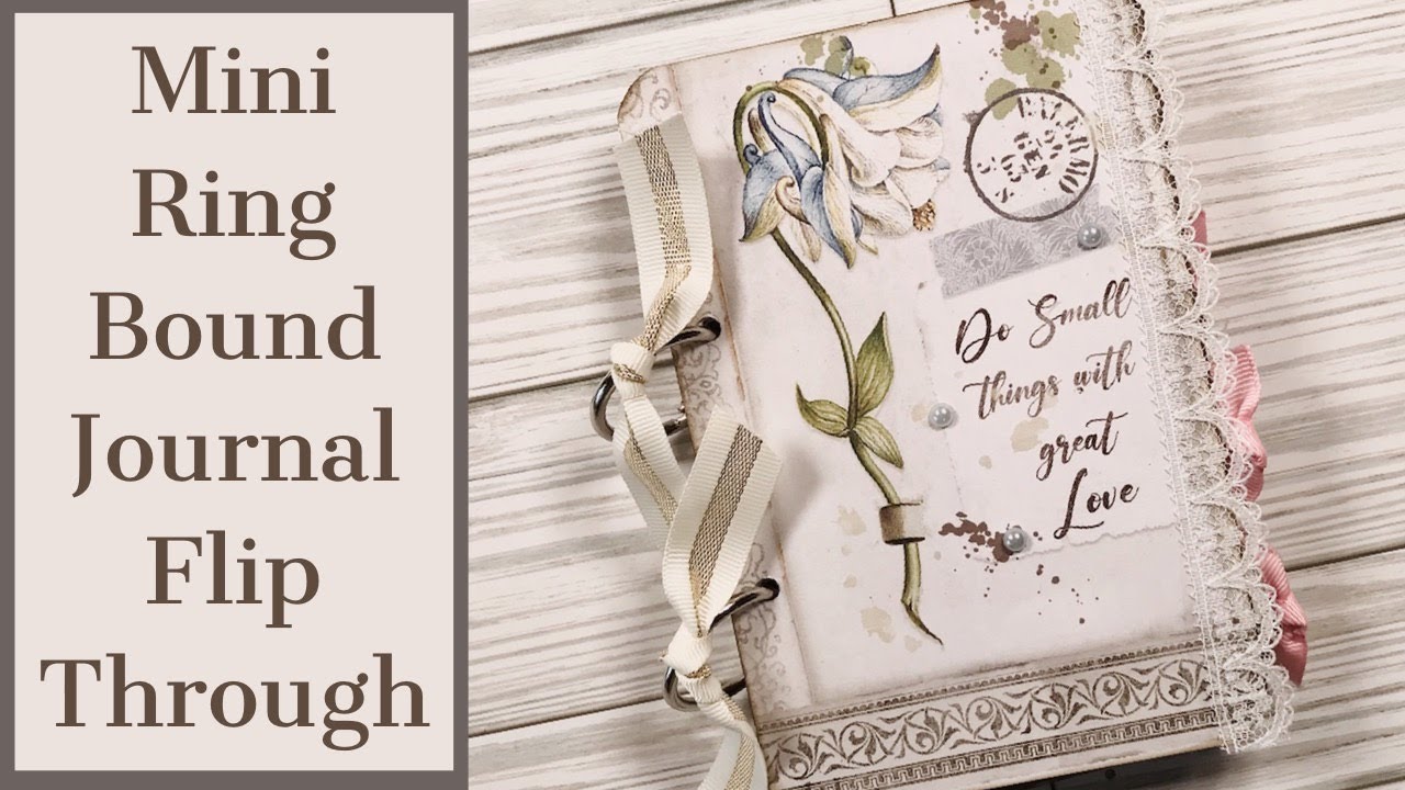 Stamperia Garden House Ring Bound Journal Flip Through DT for The Rubber Buggy