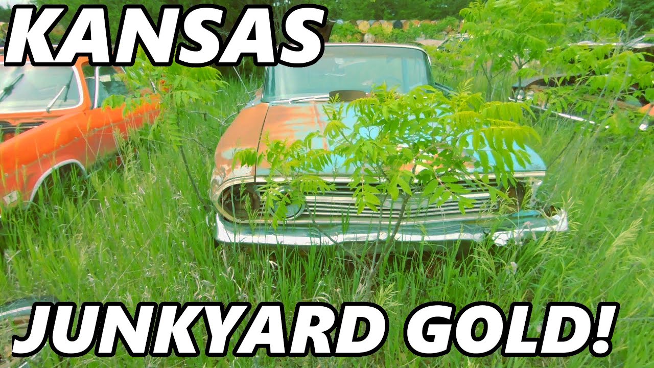 Kansas Junkyard FULL of Forgotten Old Cars! Junkyard Gold! (Pt. 1)