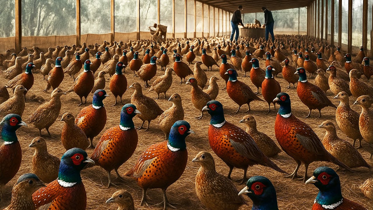 Des millions de faisans &eacute;lev&eacute;s chaque ann&eacute;e &ndash; Secrets de l&rsquo;&eacute;levage moderne