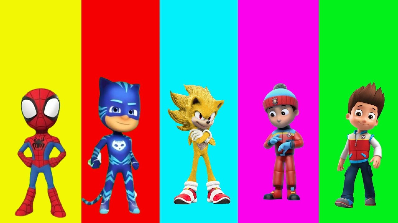 Wrong eyes👀 challenge DAME TU COSITA Pj Masks Funny Puzzle Wrong Heads