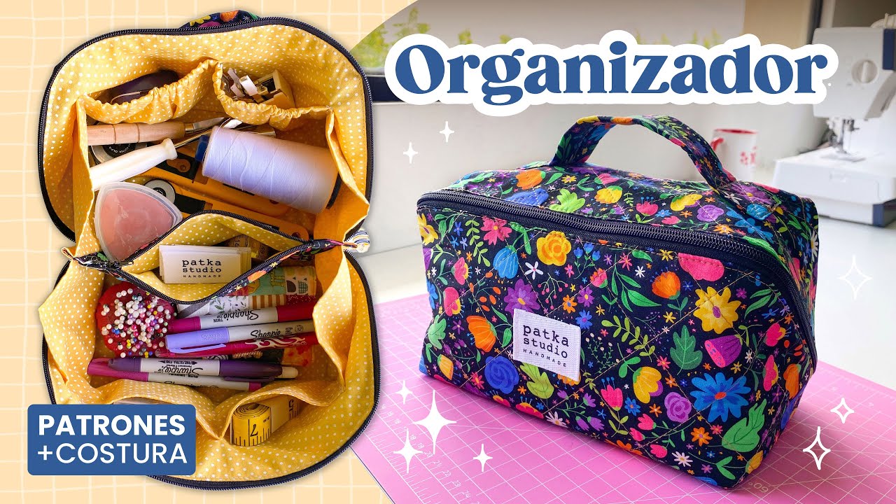 Cómo coser un Estuche Organizador | PATRONES + COSTURA | Patka Studio