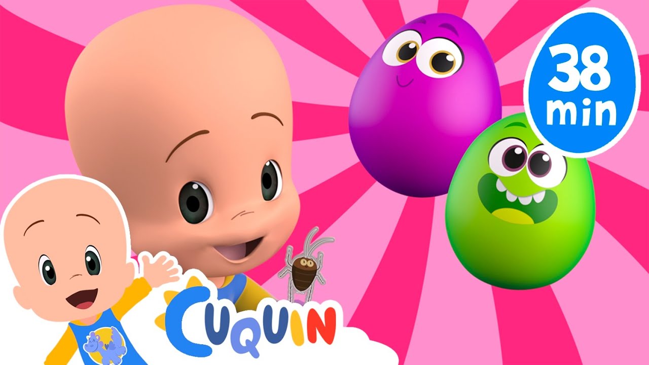 Huevos Sorpresa 🥚🎁 : aprende los insectos, colores y mucho más con Cleo y Cuquín | Familia Telerín🥚🎁