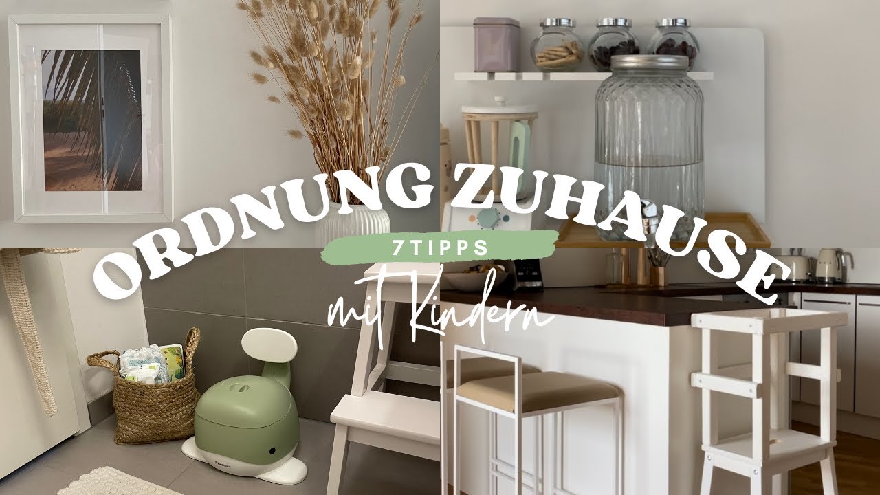 Tipps Ordnung schaffen❓& HALTEN❗️mit Kindern / weniger aufräumen & easy Haushalt durch Minimalismus