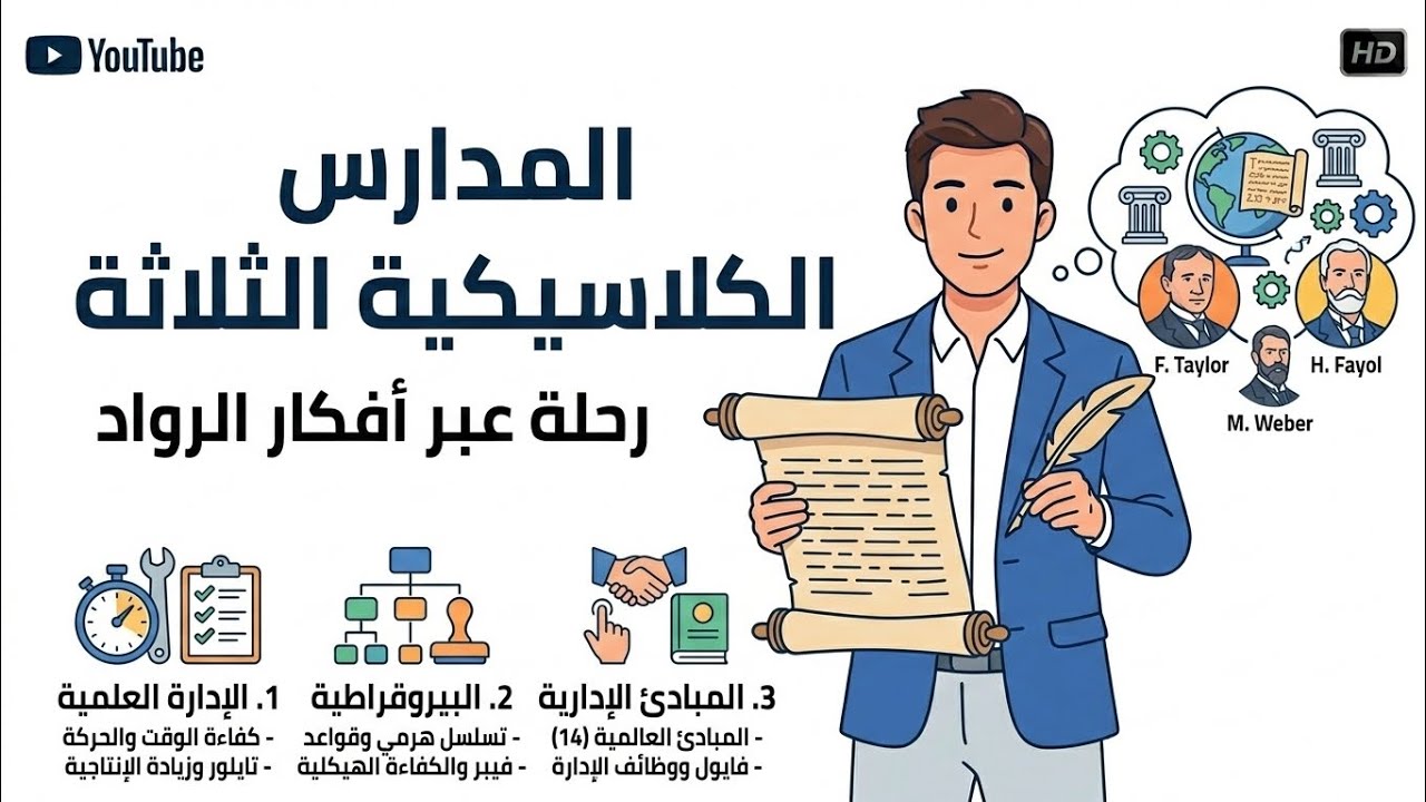 الادارة  | عصر الآلة: كيف حولت المدرسة الكلاسيكية الفوضى إلى نظام؟