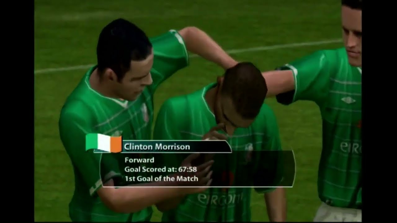 FIFA Soccer 2005 (Ireland vs Tunisia) Original Xbox HD Gameplay