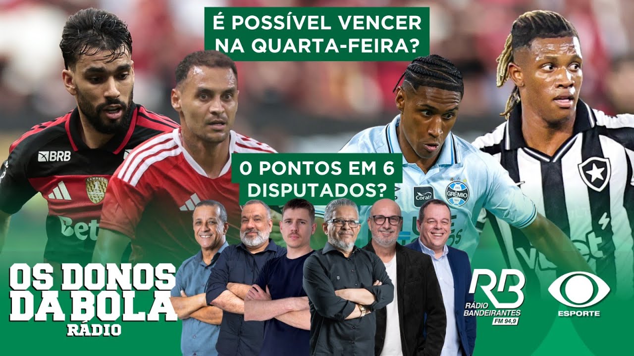 O GRÊMIO PODE VENCER O BOTAFOGO? O INTER VENCE O FLAMENGO? | Os Donos da Bola Rádio (03/02/2026)