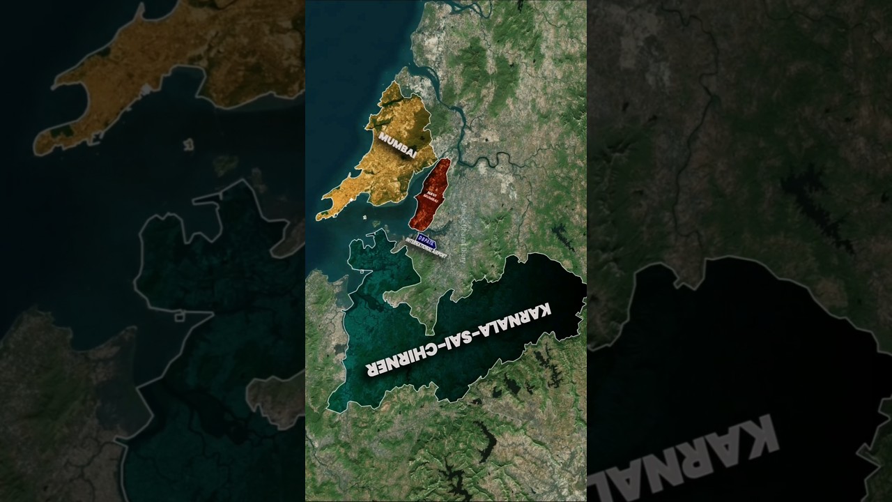 3rd Mumbai City Map Animation | #shorts #naina #cmomaharashtra