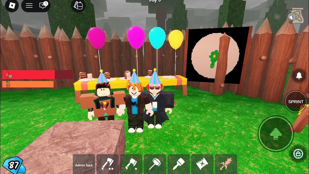 We speelen 99 nights in Roblox 