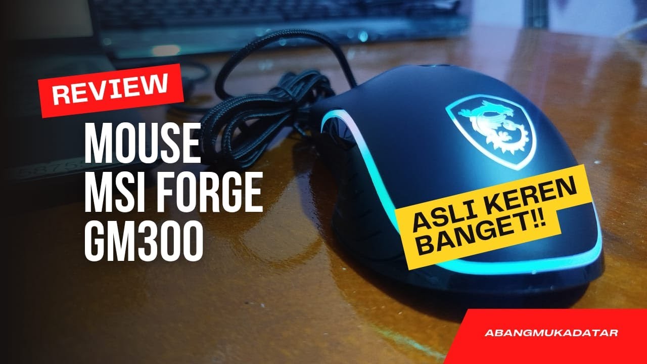 Mouse Gaming Impian? MSI FORGE GM300 dengan Micro Switch & Optical Sensor Ini Jawabannya!