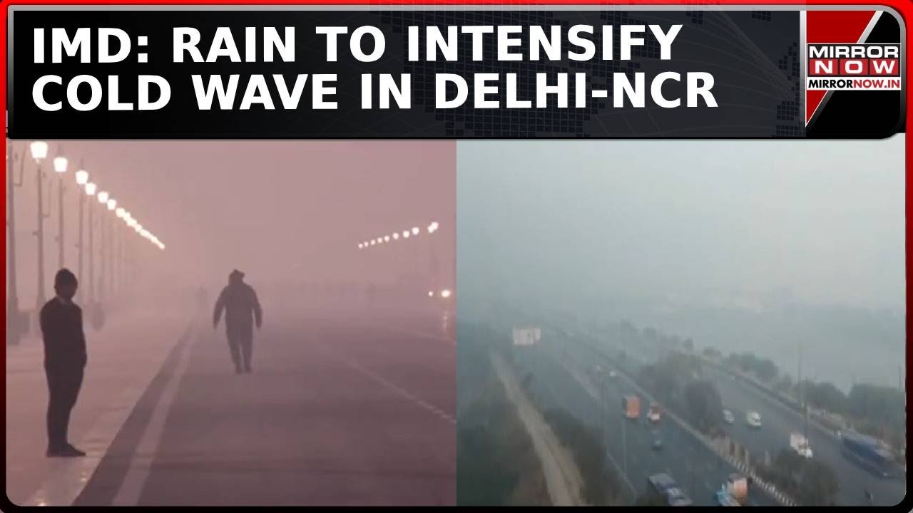Rain To Intensify Cold Wave In Delhi-NCR; IMD Predicts Intense Coldwave For Next Few Days | Top News