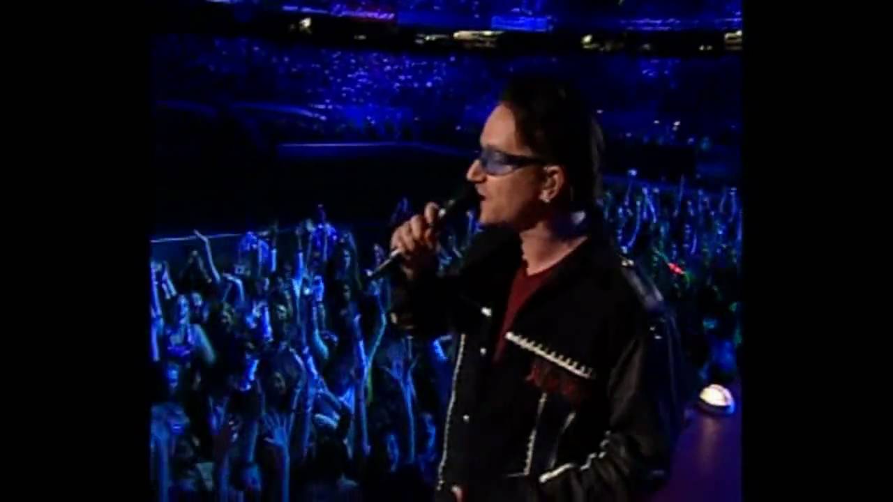 U2 Super Bowl 36 Halftime Performance Beautiful Day HD